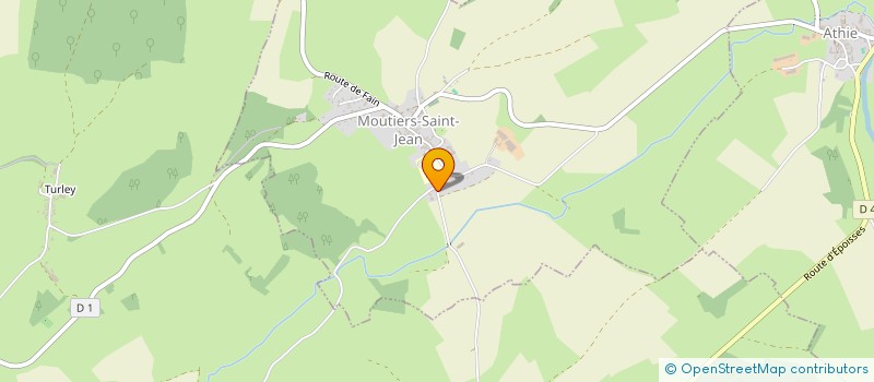 localisation de l'entreprise MONSIEUR LUDOVIC GARRAUT  MOUTIERS-SAINT-JEAN