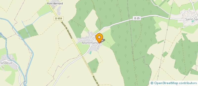 localisation de l'entreprise MONSIEUR LUDOVIC GARRIDO  MONTMANCON