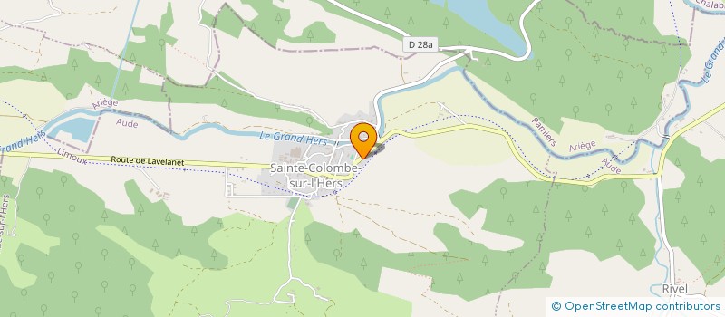 localisation de l'entreprise MONSIEUR LUDOVIC GARROS  RIVEL