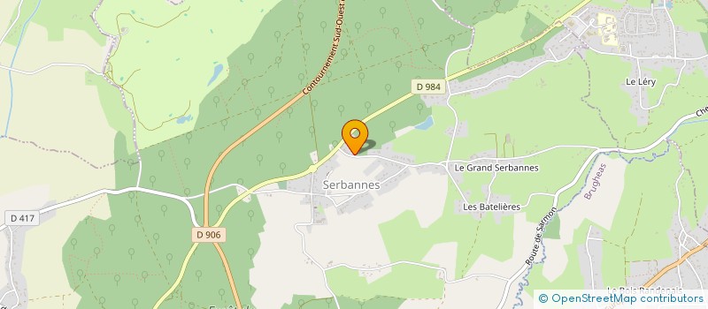 localisation de l'entreprise MONSIEUR LUDOVIC GASC  SERBANNES