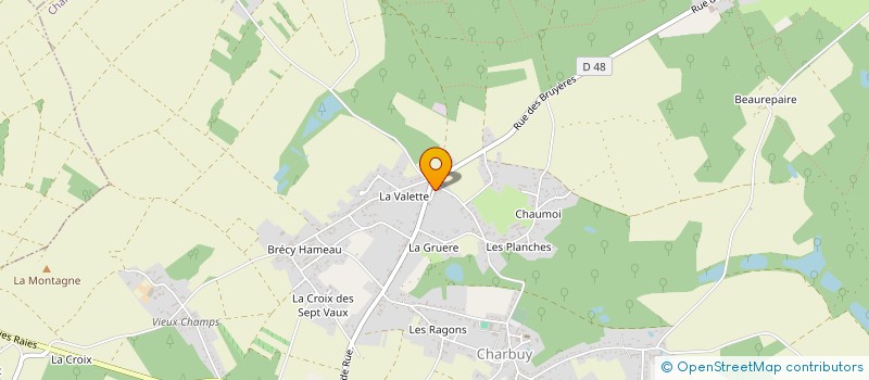 localisation de l'entreprise MONSIEUR LUDOVIC GATOUILLAT  CHARBUY