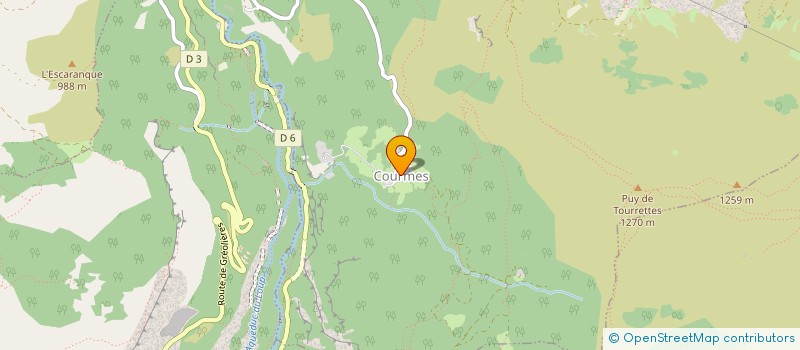 localisation de l'entreprise MONSIEUR LUDOVIC GAUDIAU  COURMES