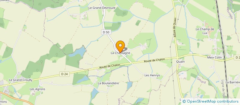 localisation de l'entreprise MONSIEUR LUDOVIC GAUDILLAT  DEVROUZE