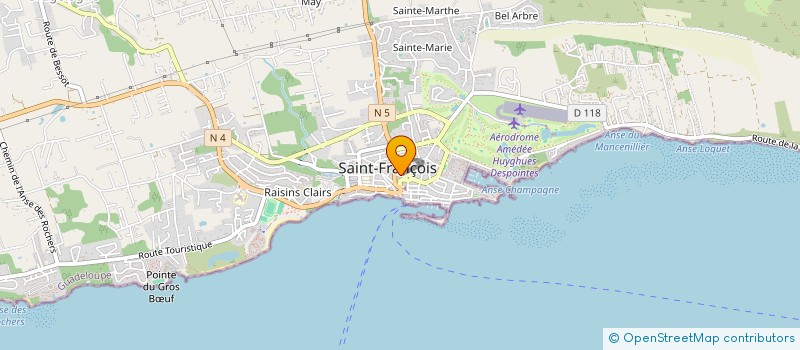 localisation de l'entreprise MONSIEUR LUDOVIC GAUDIN à SAINT FRANCOIS