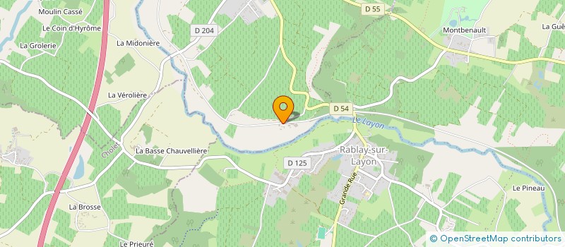 localisation de l'entreprise MONSIEUR LUDOVIC GAULTIER  BEAULIEU-SUR-LAYON