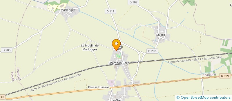 localisation de l'entreprise MONSIEUR LUDOVIC GAUTIER  CHAMBON