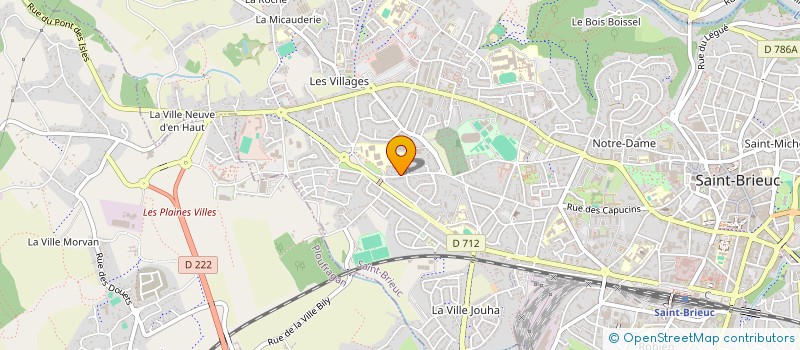 localisation de l'entreprise MONSIEUR LUDOVIC GAUTIER à SAINT-BRIEUC