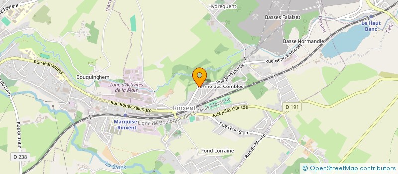 localisation de l'entreprise MONSIEUR LUDOVIC GAY  RINXENT