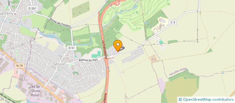 localisation de l'entreprise MONSIEUR LUDOVIC GEMY  SERVON