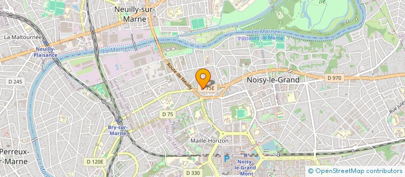 localisation de l'entreprise MONSIEUR LUDOVIC GENEVIEVE à NOISY-LE-GRAND