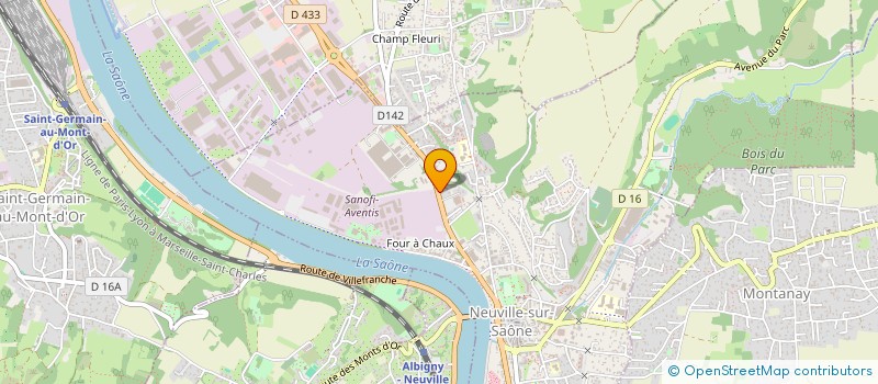 localisation de l'entreprise MONSIEUR LUDOVIC GENNARO  TREVOUX