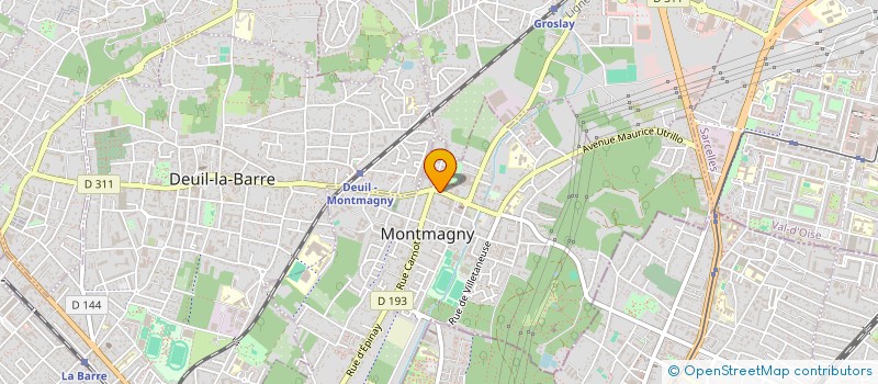 localisation de l'entreprise MONSIEUR LUDOVIC GEORGES-ALBERT  MONTMAGNY