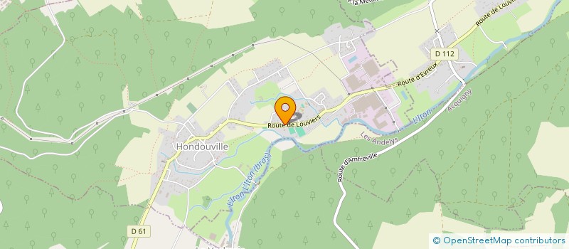 localisation de l'entreprise MONSIEUR LUDOVIC GERARD  LA HAYE-MALHERBE