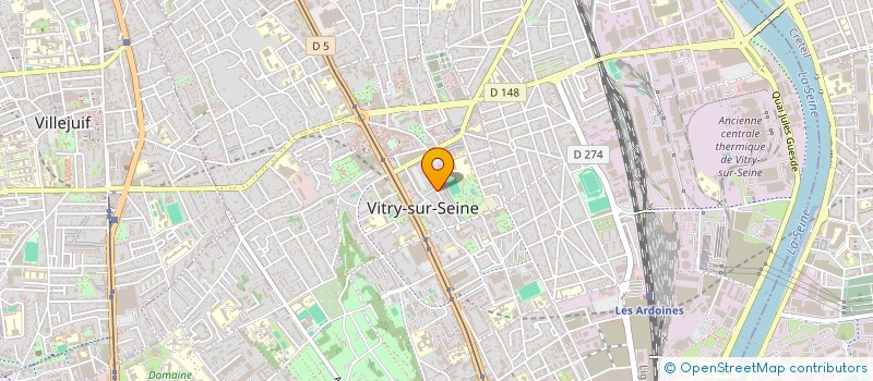 localisation de l'entreprise MONSIEUR LUDOVIC GERBET  VITRY-SUR-SEINE