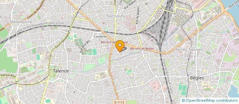 localisation de l'entreprise MONSIEUR LUDOVIC GERMAIN à BORDEAUX