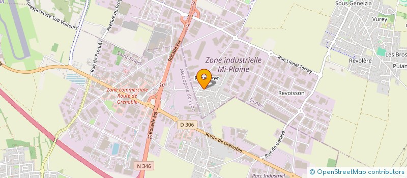 localisation de l'entreprise MONSIEUR LUDOVIC GERME  GENAS