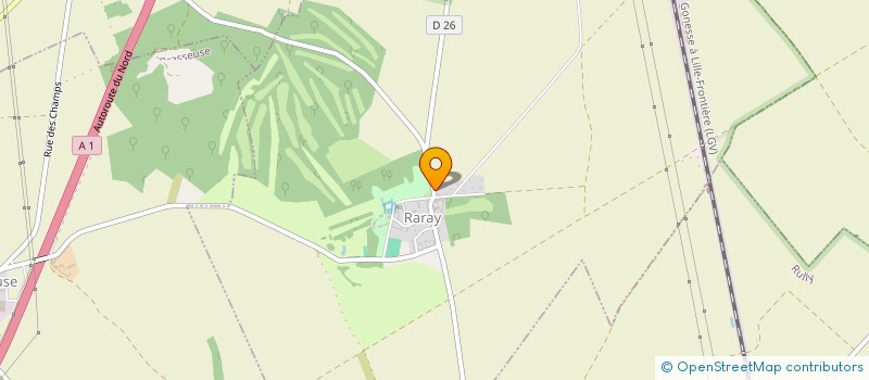 localisation de l'entreprise MONSIEUR LUDOVIC GHERAERT  RARAY