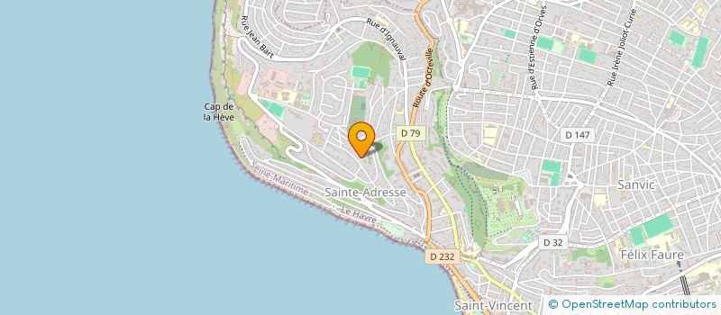 localisation de l'entreprise MONSIEUR LUDOVIC GIARD  SAINTE-ADRESSE