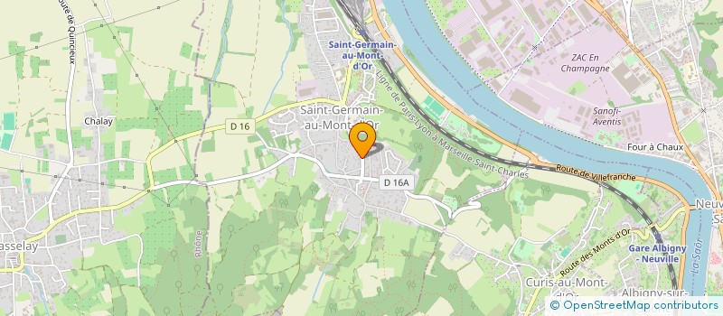 localisation de l'entreprise MONSIEUR LUDOVIC GICQUEL  SAINT-GERMAIN-AU-MONT-D'OR