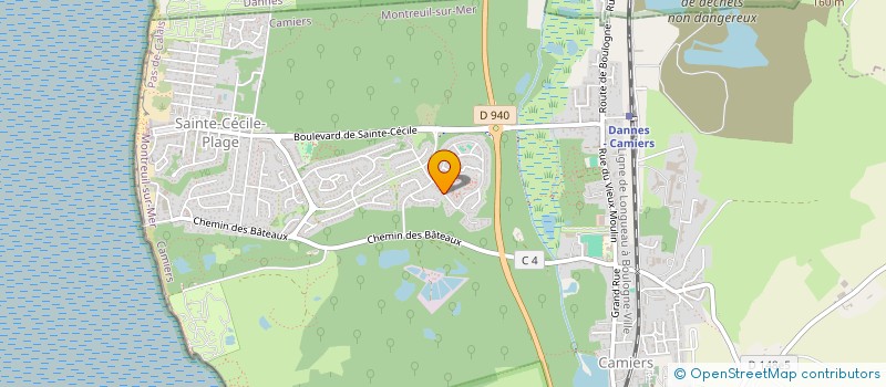 localisation de l'entreprise MONSIEUR LUDOVIC GILLERON  CAMIERS