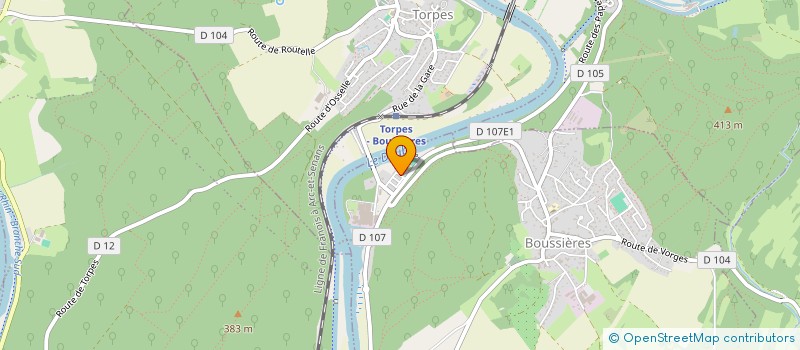 localisation de l'entreprise MONSIEUR LUDOVIC GILLES  BOUSSIERES