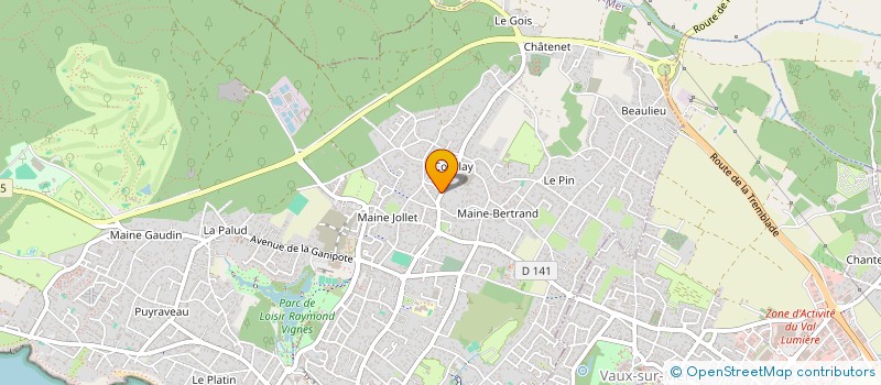 localisation de l'entreprise MONSIEUR LUDOVIC GILLET  SAINT-PALAIS-SUR-MER