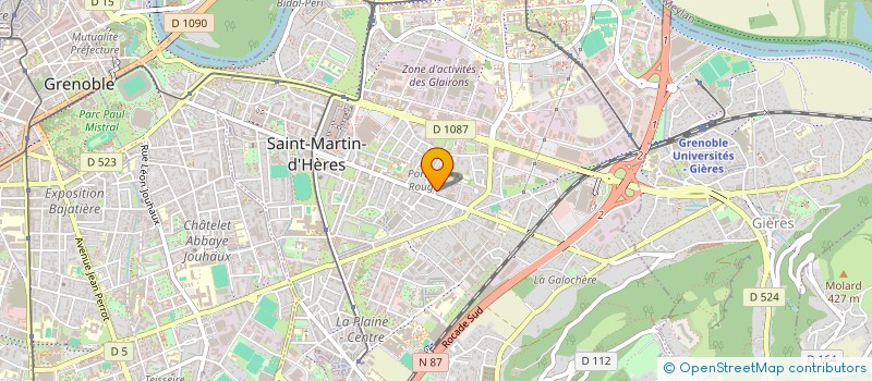 localisation de l'entreprise MONSIEUR LUDOVIC GINIER  SAINT-MARTIN-D'HERES