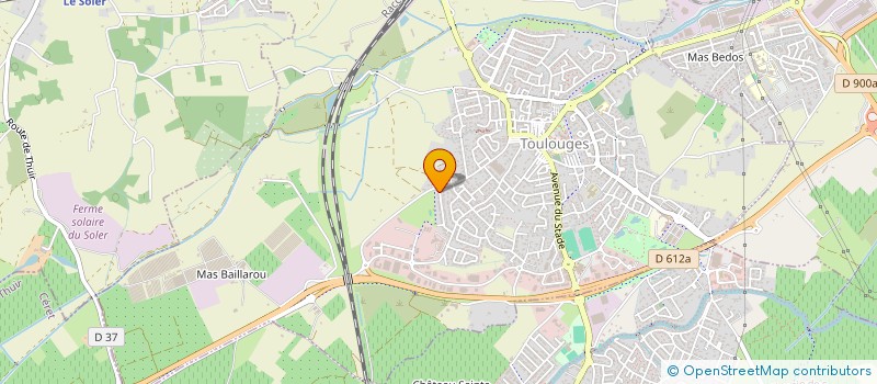 localisation de l'entreprise MONSIEUR LUDOVIC GIRARD  TOULOUGES