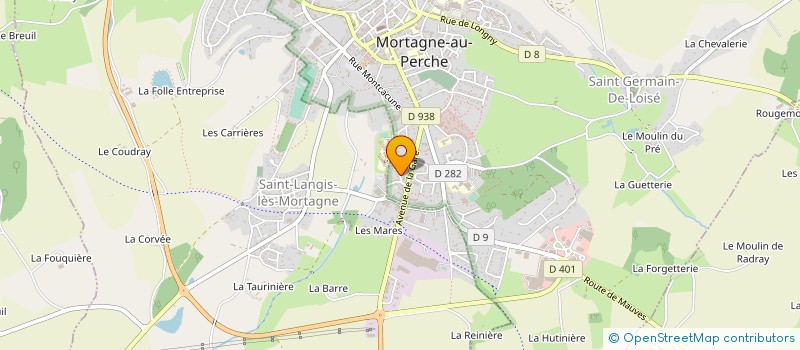 localisation de l'entreprise MONSIEUR LUDOVIC GIRARD à COURGEOUT