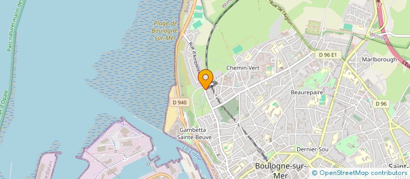 localisation de l'entreprise MONSIEUR LUDOVIC GIRARD  BOULOGNE-SUR-MER