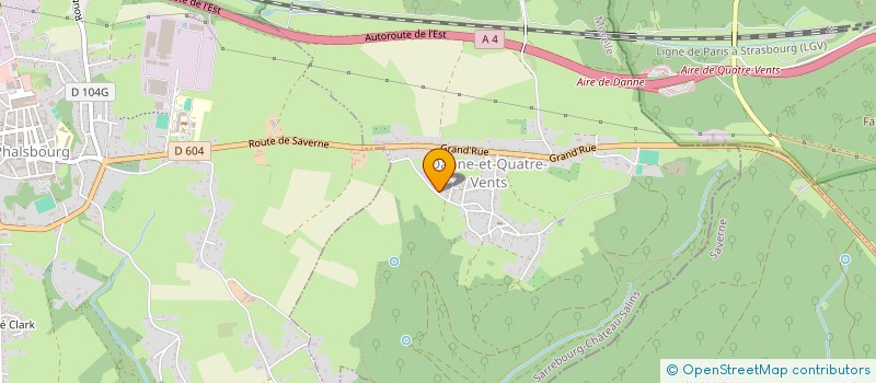 localisation de l'entreprise MONSIEUR LUDOVIC GIRARDIN  DANNE-ET-QUATRE-VENTS