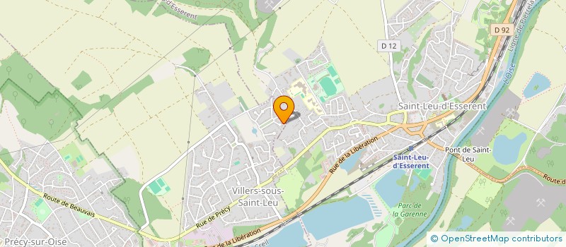 localisation de l'entreprise MONSIEUR LUDOVIC GIRAUD  VILLERS-SOUS-SAINT-LEU