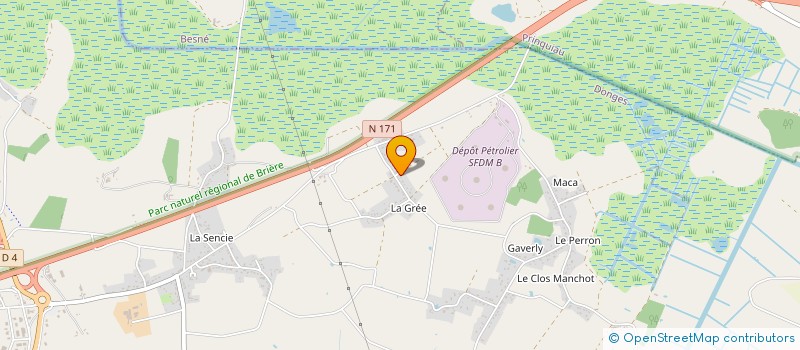 localisation de l'entreprise MONSIEUR LUDOVIC GLAIRET  DONGES