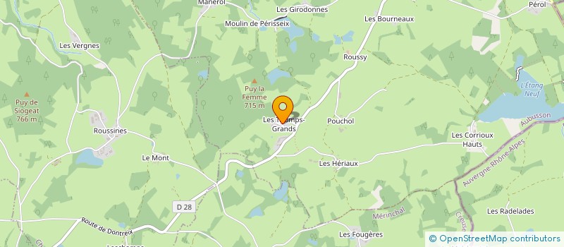 localisation de l'entreprise MONSIEUR LUDOVIC GLOMEAUD à DONTREIX
