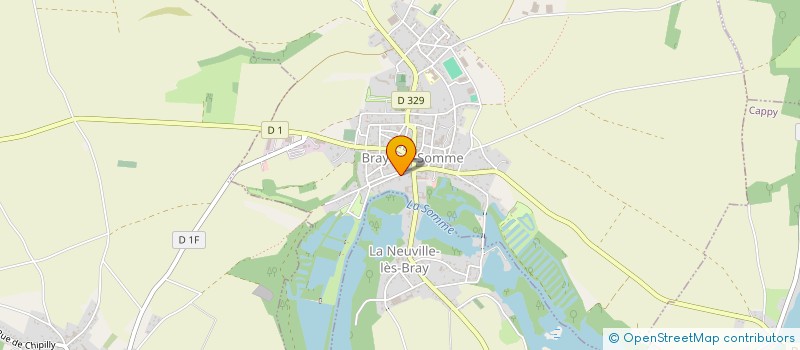 localisation de l'entreprise MONSIEUR LUDOVIC GOBLET  BRAY-SUR-SOMME