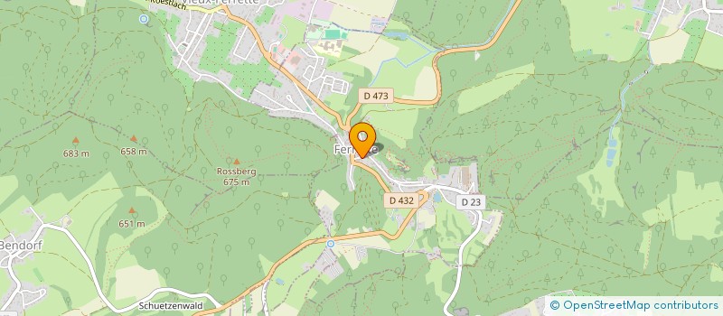 localisation de l'entreprise MONSIEUR LUDOVIC GOLLENTZ  FERRETTE