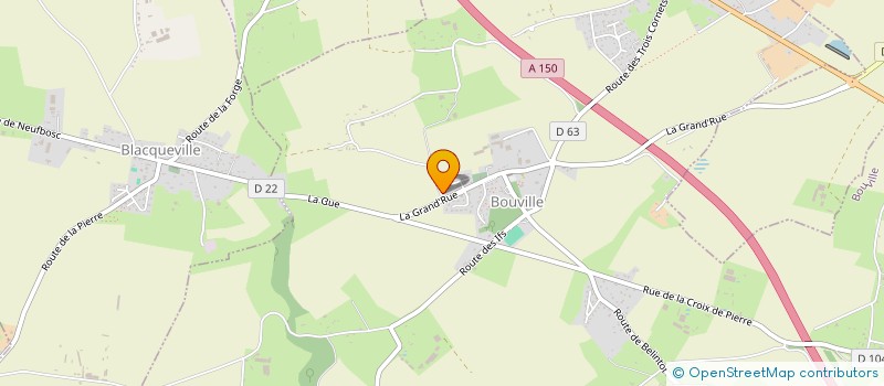 localisation de l'entreprise MONSIEUR LUDOVIC GOMEZ  BOUVILLE