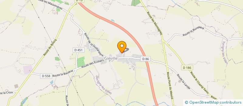 localisation de l'entreprise MONSIEUR LUDOVIC GOSSET  TORIGNY-LES-VILLES