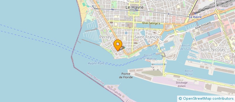 localisation de l'entreprise MONSIEUR LUDOVIC GOUAULT  LE HAVRE