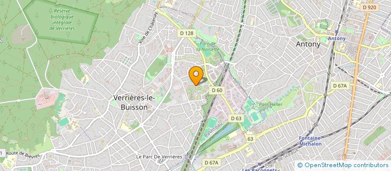 localisation de l'entreprise MONSIEUR LUDOVIC GOUDJO à VERRIERES-LE-BUISSON
