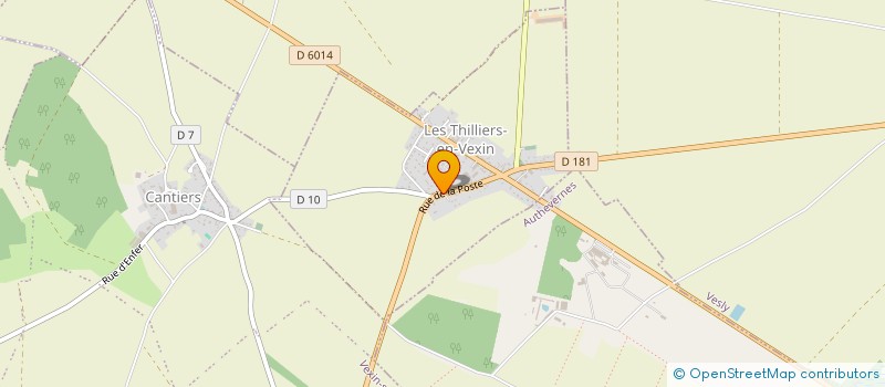 localisation de l'entreprise MONSIEUR LUDOVIC GOUELLE  LES THILLIERS-EN-VEXIN