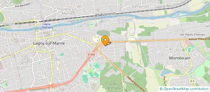 localisation de l'entreprise MONSIEUR LUDOVIC GOURET à LAGNY-SUR-MARNE