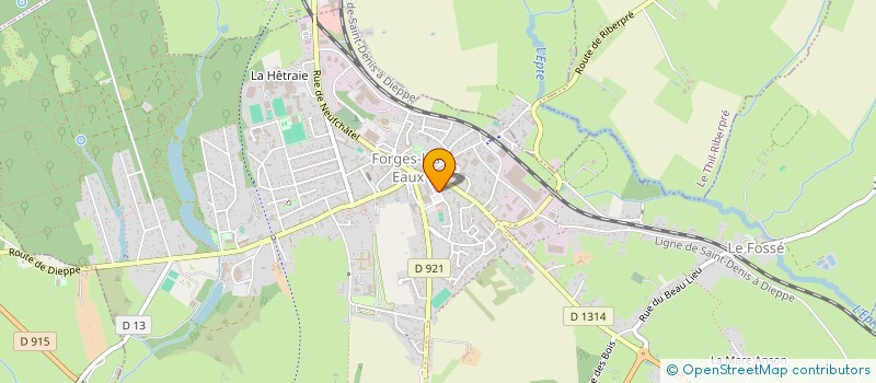 localisation de l'entreprise MONSIEUR LUDOVIC GOURLIN  FORGES-LES-EAUX