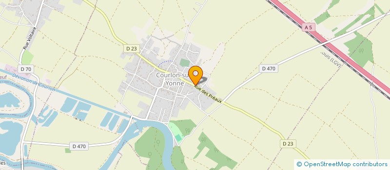 localisation de l'entreprise MONSIEUR LUDOVIC GOURLIN  SERBONNES