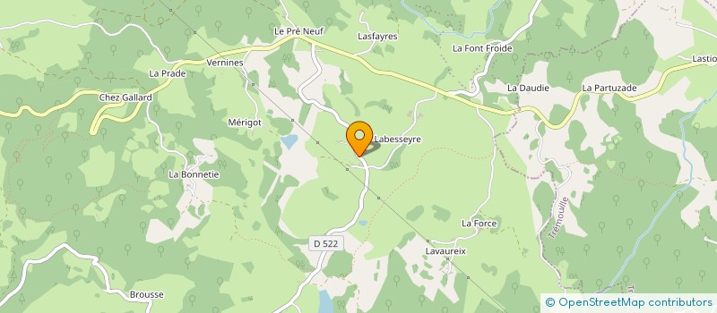 localisation de l'entreprise MONSIEUR LUDOVIC GOY à CHAMPS-SUR-TARENTAINE-MARCHAL