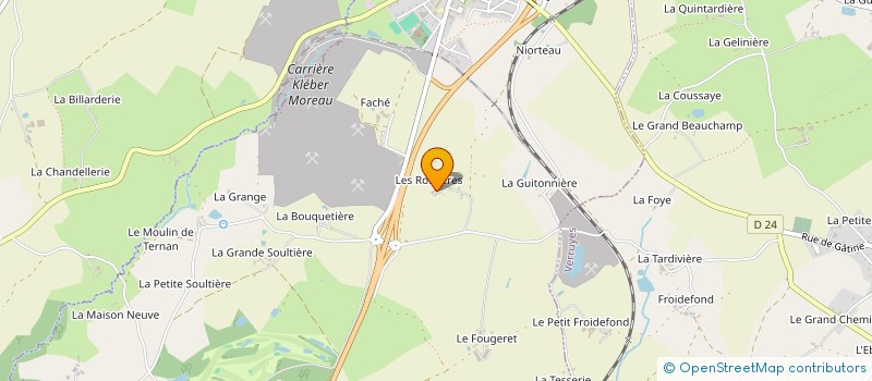 localisation de l'entreprise MONSIEUR LUDOVIC GOY  MAZIERES-EN-GATINE