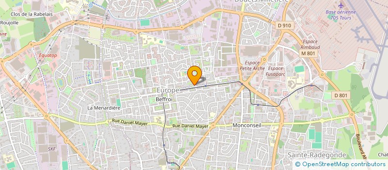 localisation de l'entreprise MONSIEUR LUDOVIC GRANDAY  TOURS