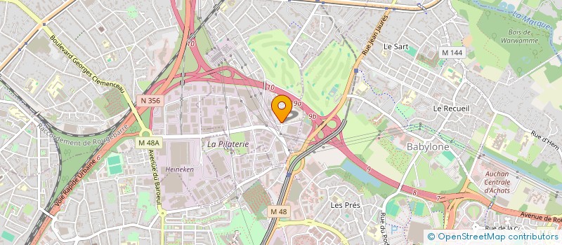 localisation de l'entreprise MONSIEUR LUDOVIC GRAS  WASQUEHAL