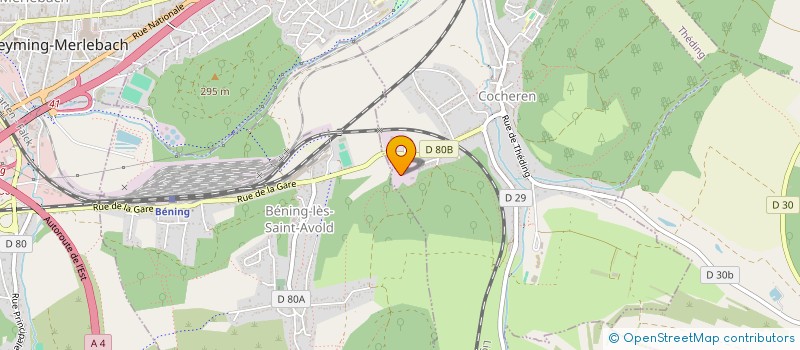 localisation de l'entreprise MONSIEUR LUDOVIC GREFF  COCHEREN