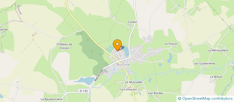 localisation de l'entreprise MONSIEUR LUDOVIC GRENON  BOISME